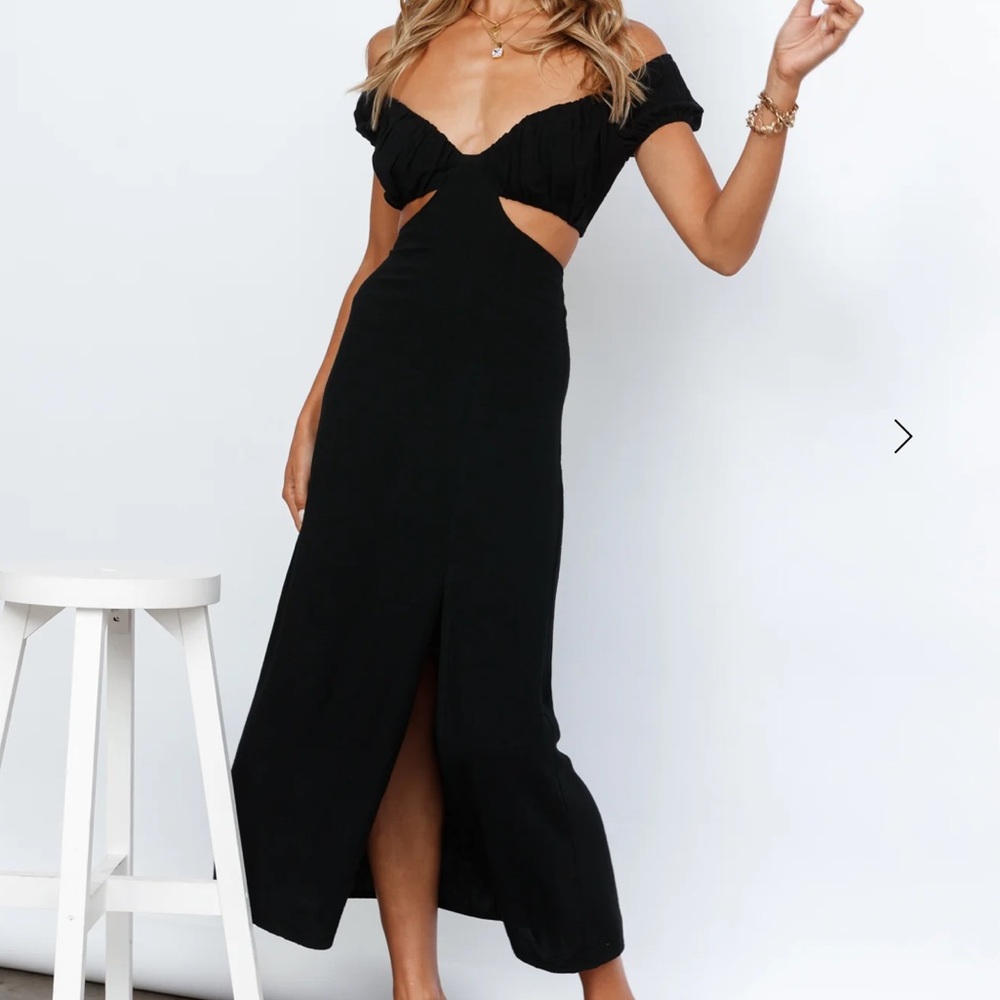 Hello Molly ‘In Your Eyes’ Black Dress